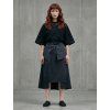 Haruko cerna nylon sukne 9